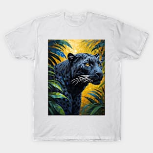 Black leopard T-Shirt